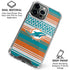 NFL Miami Dolphins Trailblazer iPhone 16 Pro Clear Case